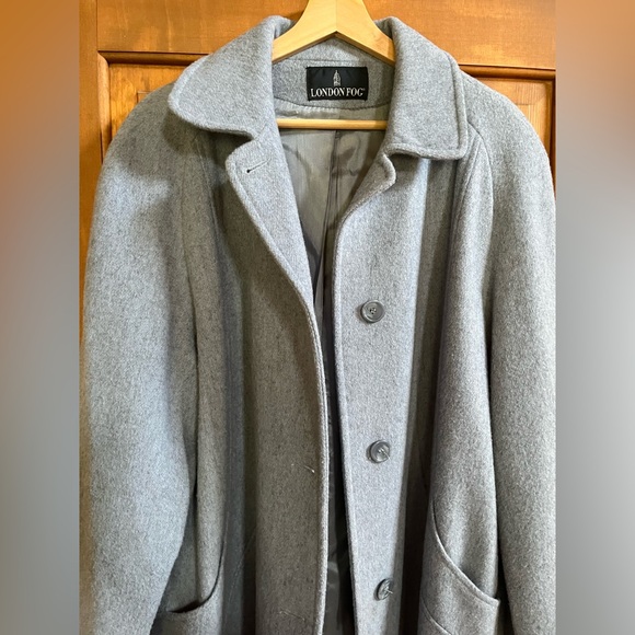 Vintage Blue Gray Wool Coat Womens size small/medium - Picture 5 of 7